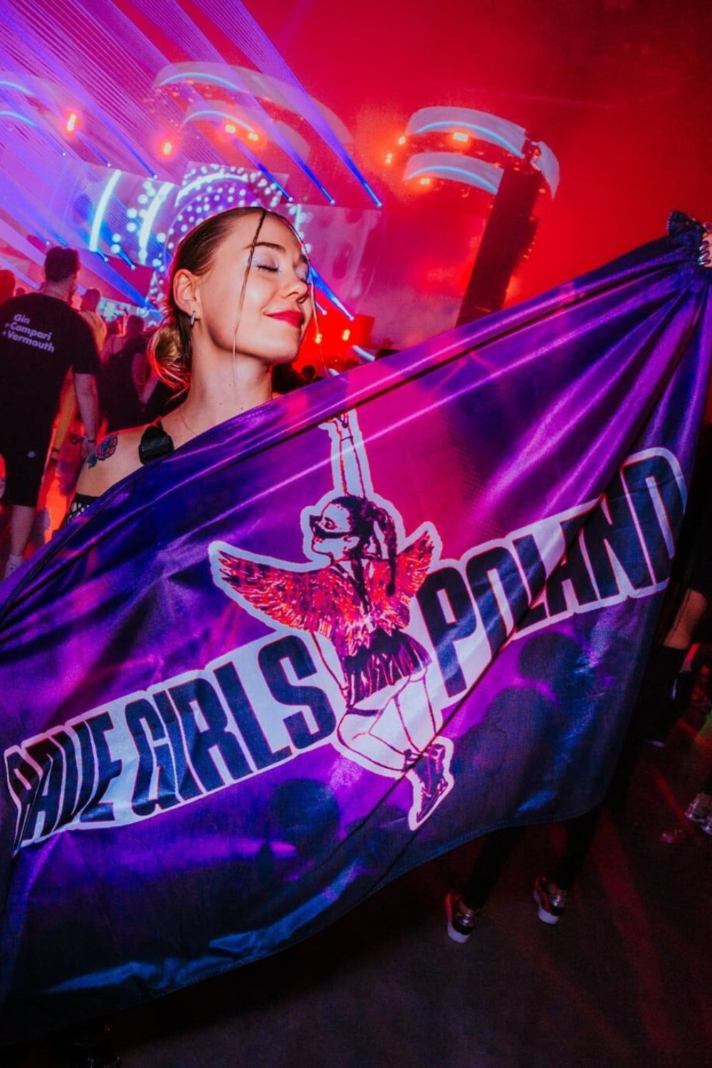 Flaga RAVE GIRLS POLAND
